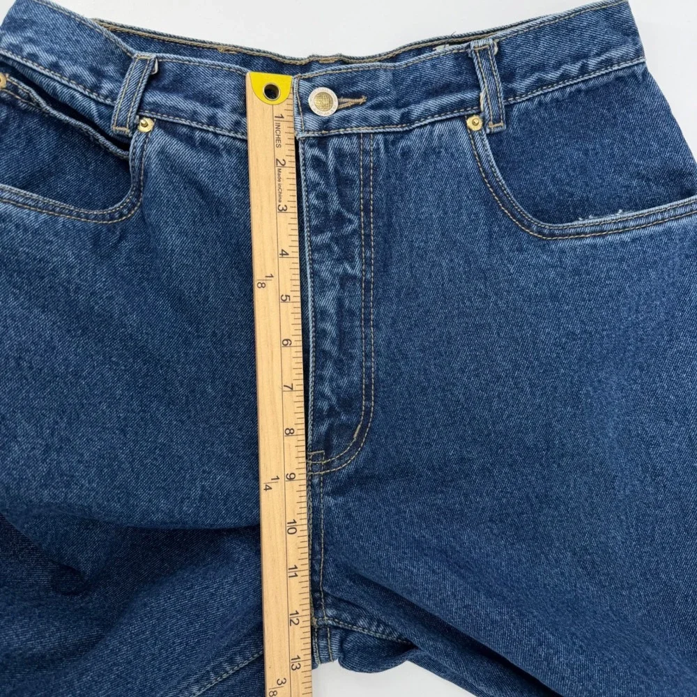 Lawman Jeans Pants Womens 28x31 Blue Vintage High Waisted Straight Leg Denim